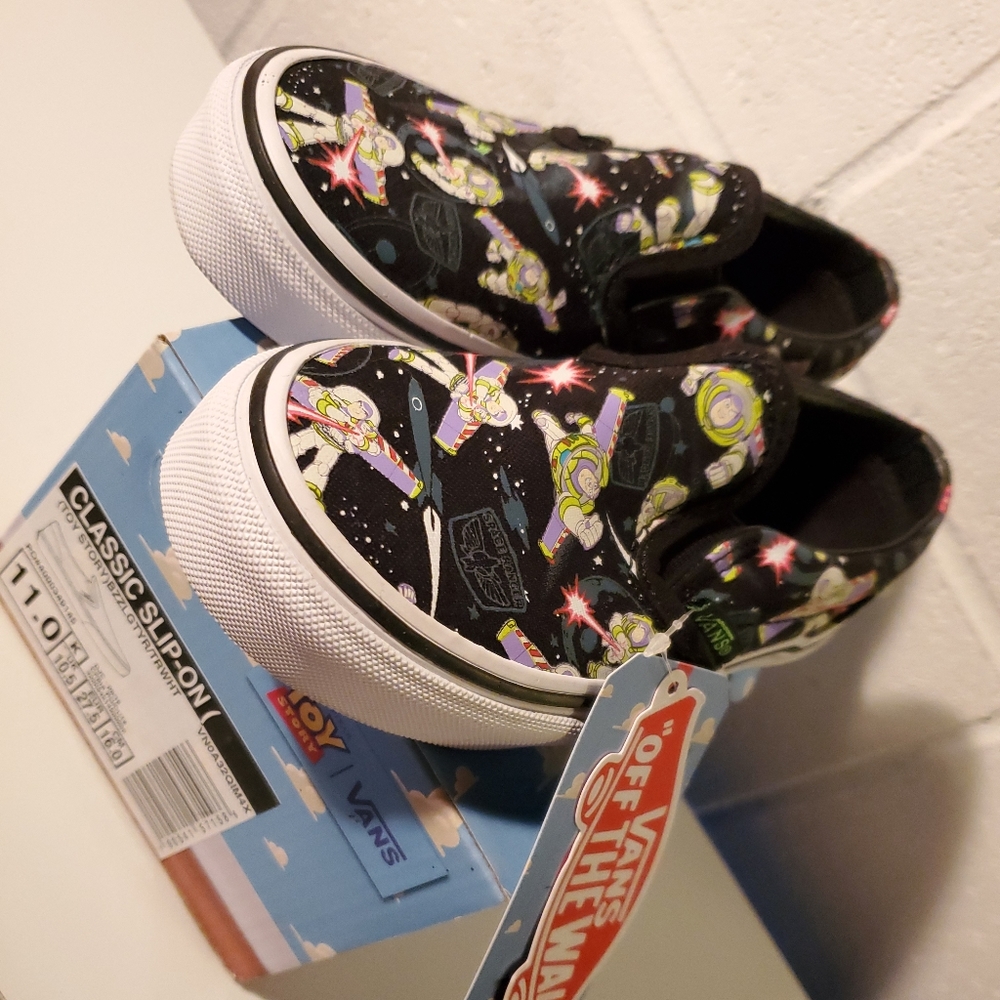Vans Kids Classic Buzz Lightyear Slip-on shoes
